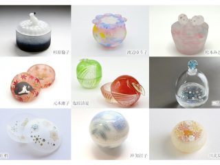 ９人のガラス作家による蓋物展